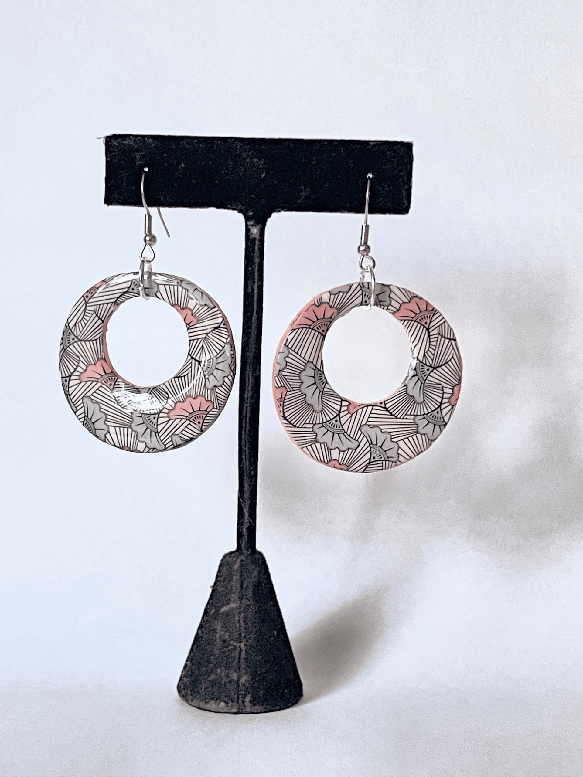 Arete hueco fleur de marriage - 6